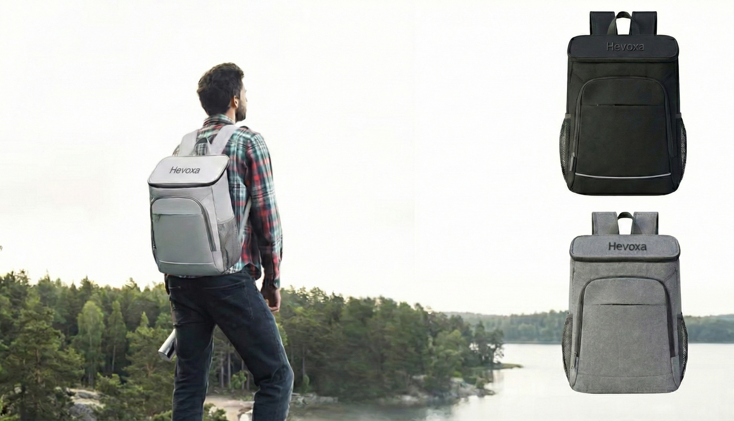 Hevoxa | Cooler Backpack Insulated Lunch Travel Storage Bag